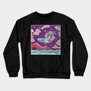 Floating in the sky Crewneck Sweatshirt